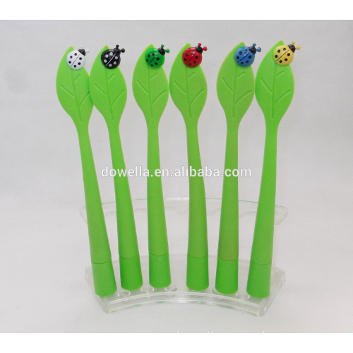 Animal figurine head advertising plastic ball point pens